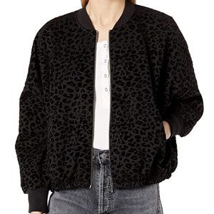 Leopard Bomber Jacket